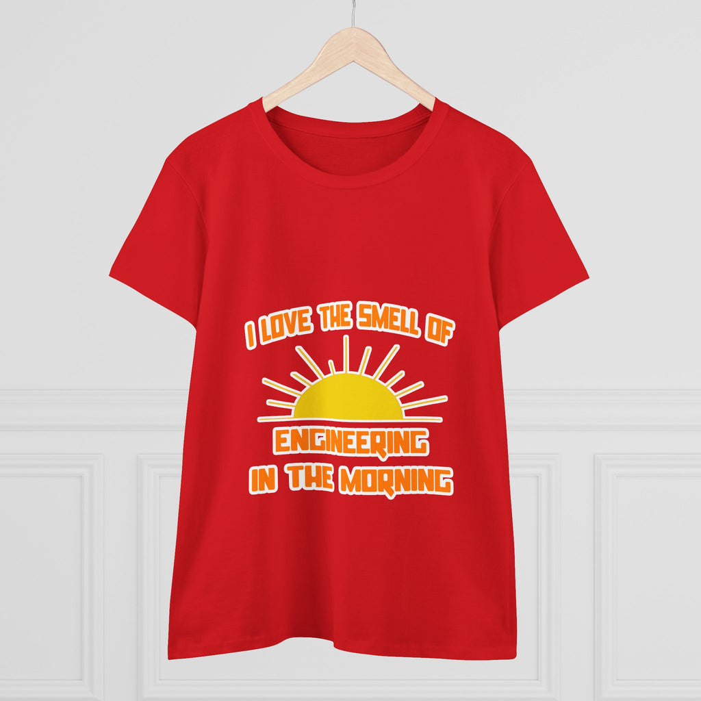 Smell of Engineering in the Morning - Women's Midweight Cotton Tee