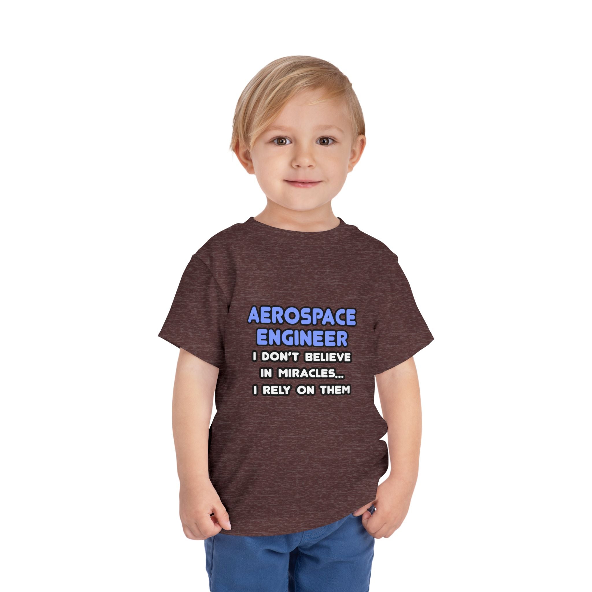 Miracles and Aerospace Engineers - Toddler Short Sleeve Tee