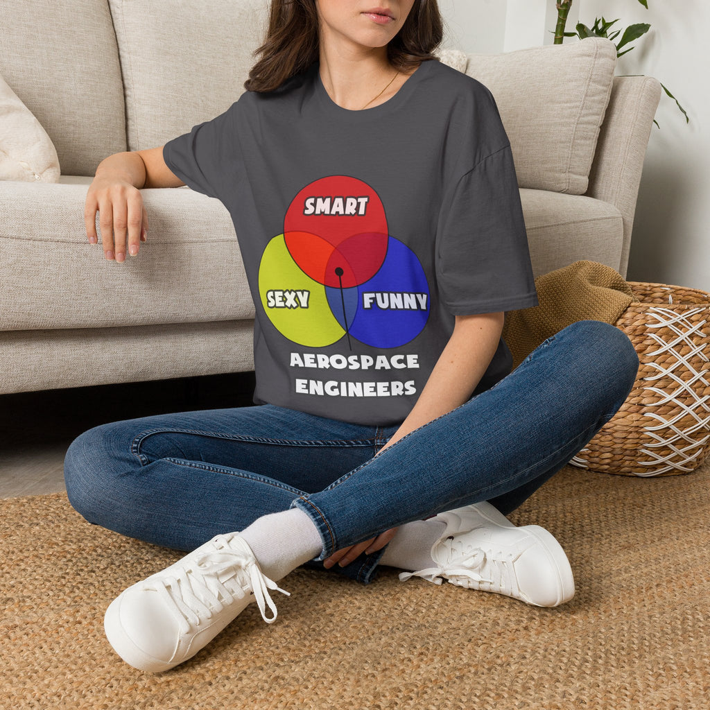 Venn Diagram .. Aerospace Engineers - Unisex Softstyle T-Shirt