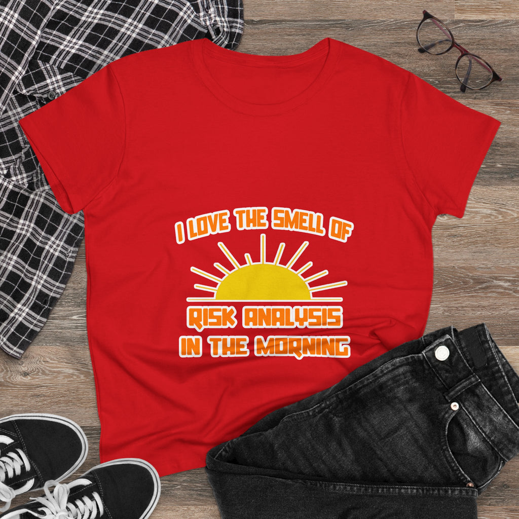 Smell of Risk Analysis in the Morning - Women's Midweight Cotton Tee