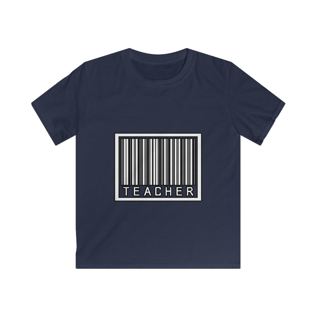 Barcode Teacher - Kids Softstyle Tee
