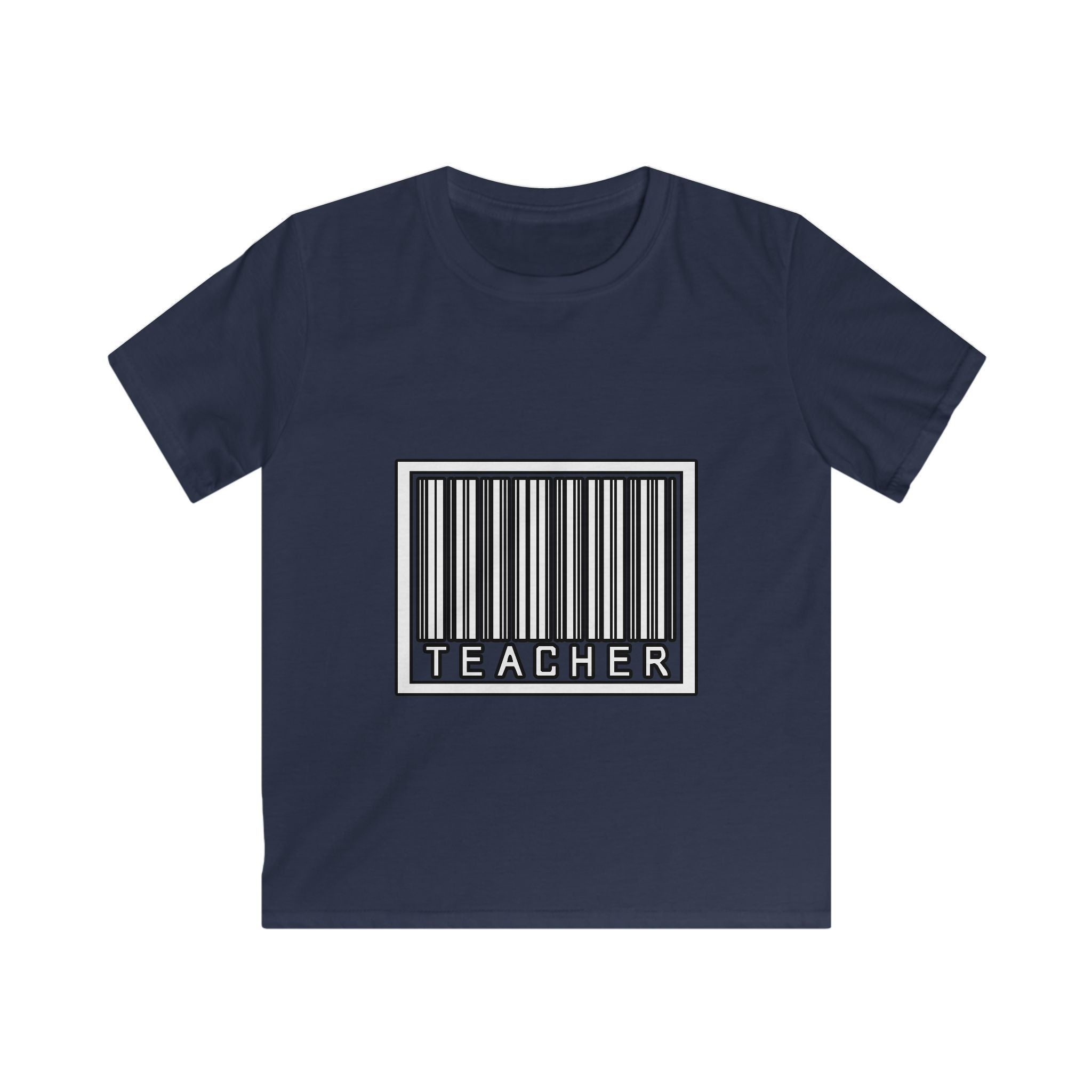 Barcode Teacher - Kids Softstyle Tee
