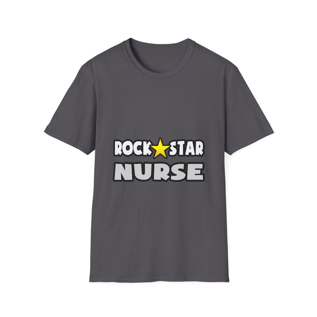 Rock Star Nurse (2) - Unisex Softstyle T-Shirt