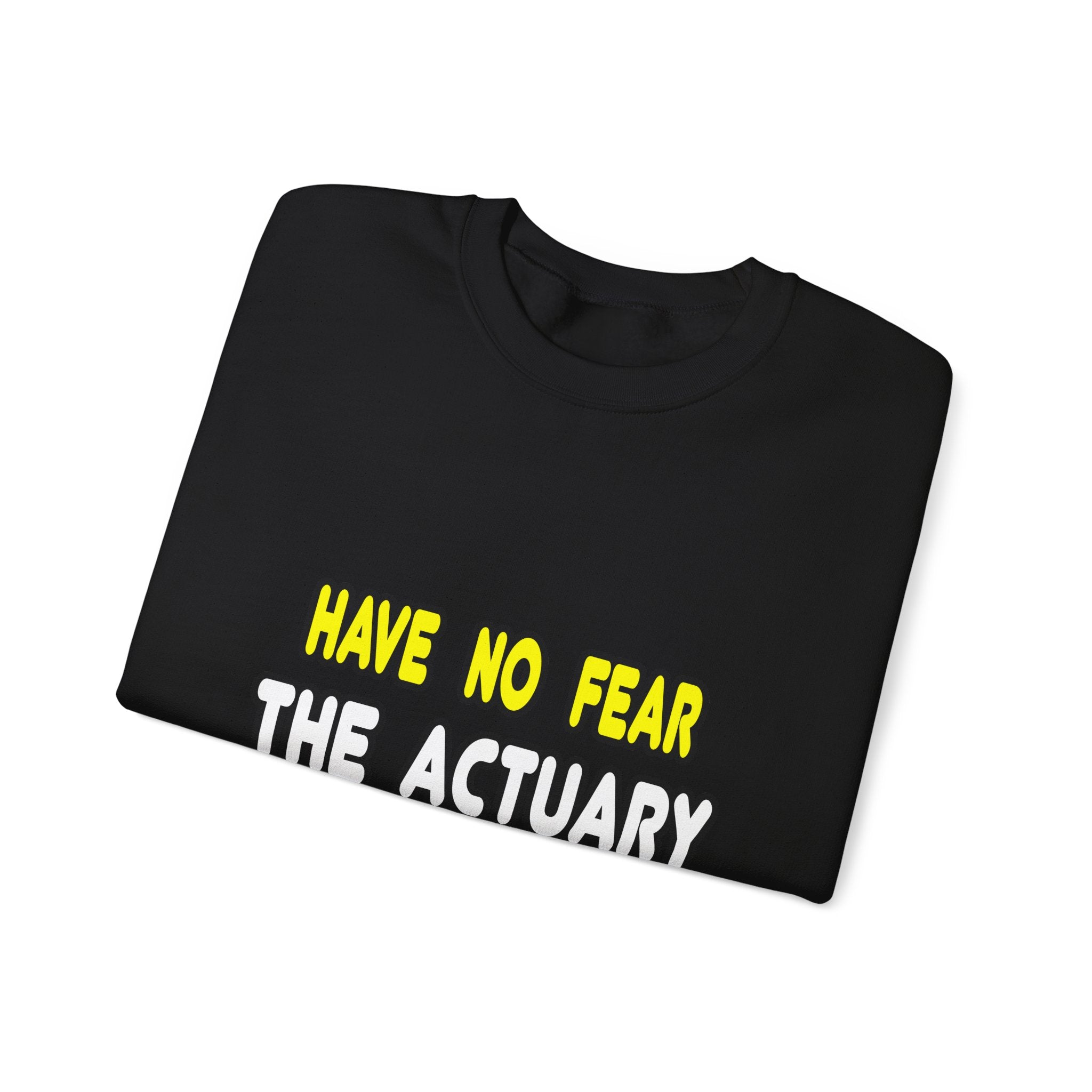 Have No Fear, The Actuary Is Here (2) - Unisex Heavy Blend™ Crewneck Sweatshirt