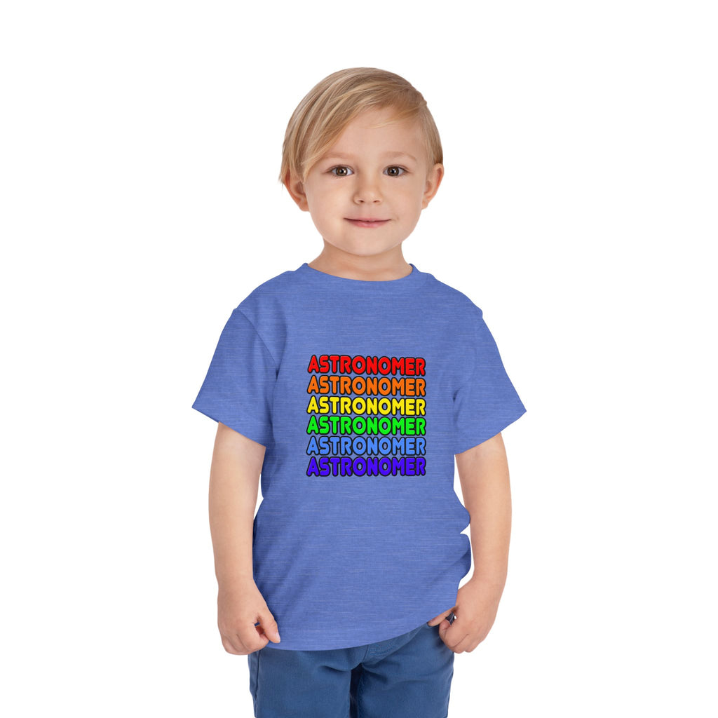 Rainbow Astronomer - Toddler Short Sleeve Tee