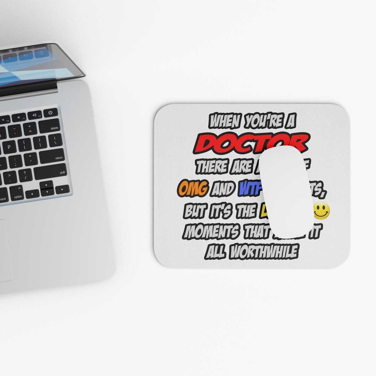 Doctor .. OMG WTF LOL - Mouse Pad (Rectangle)