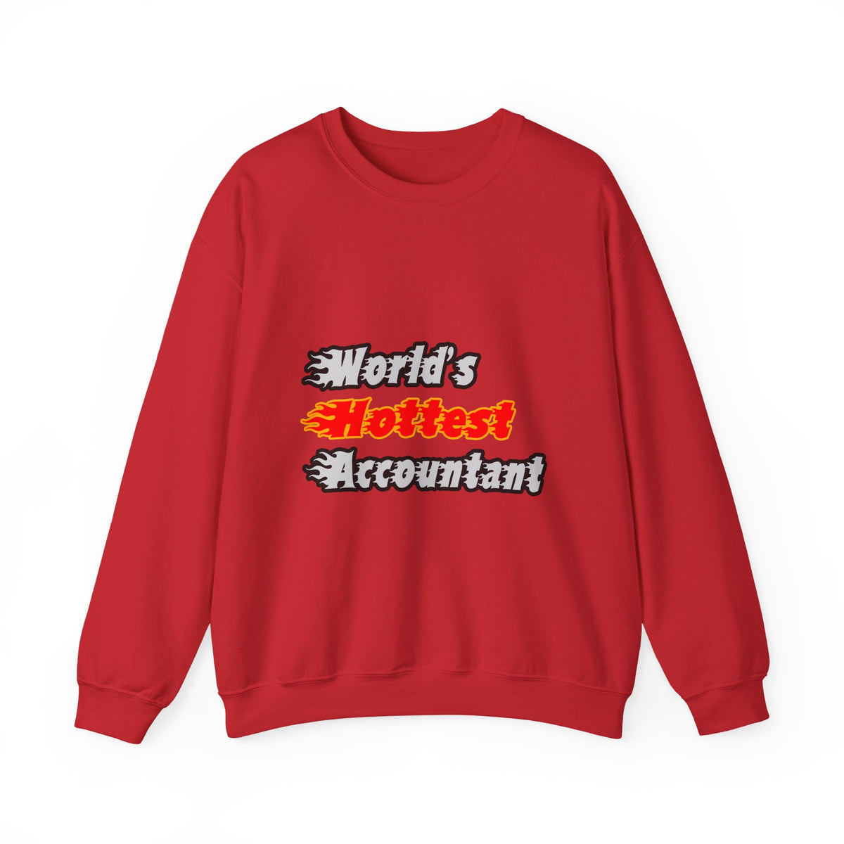 World's Hottest Accountant - Unisex Heavy Blend™ Crewneck Sweatshirt