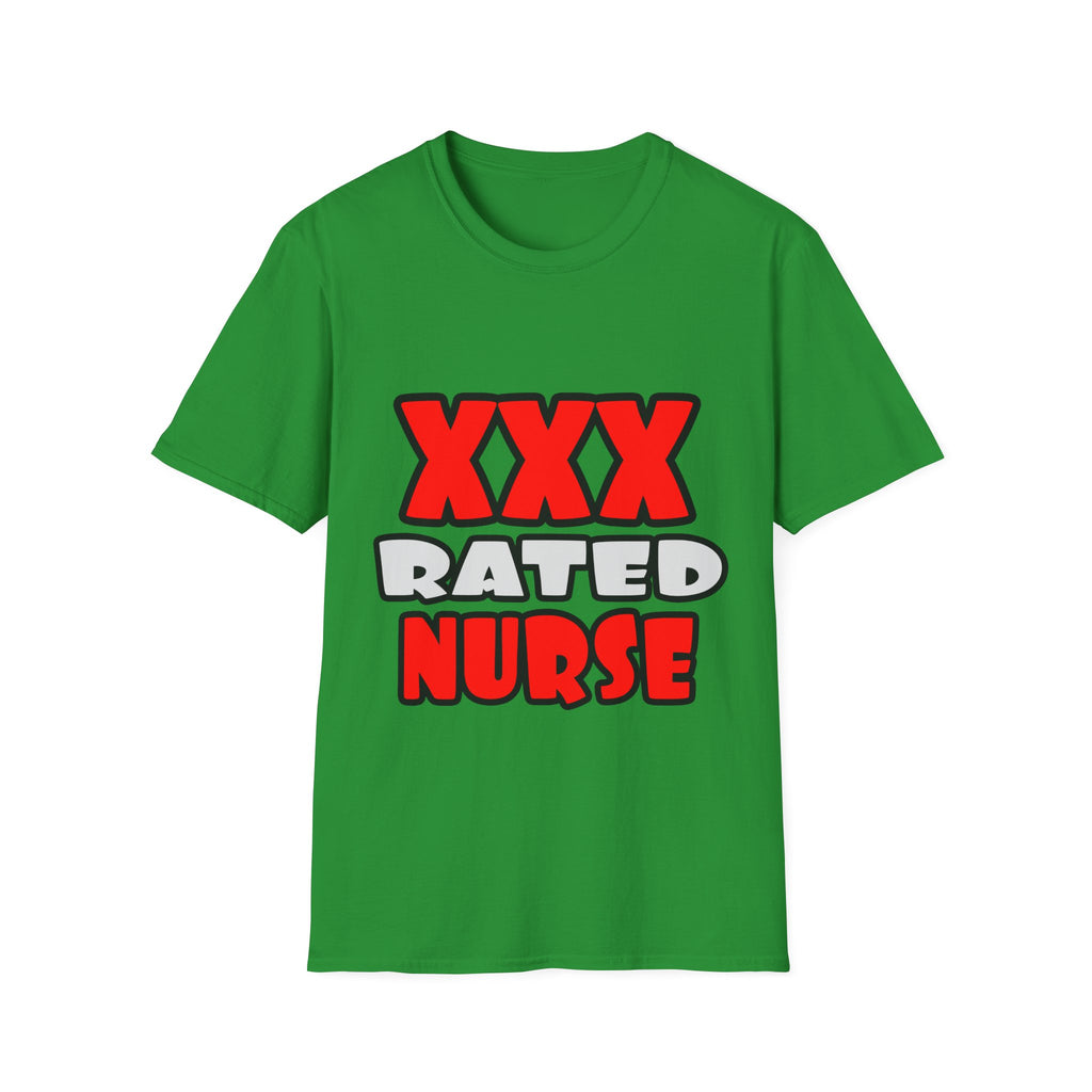XXX Rated Nurse - Unisex Softstyle T-Shirt