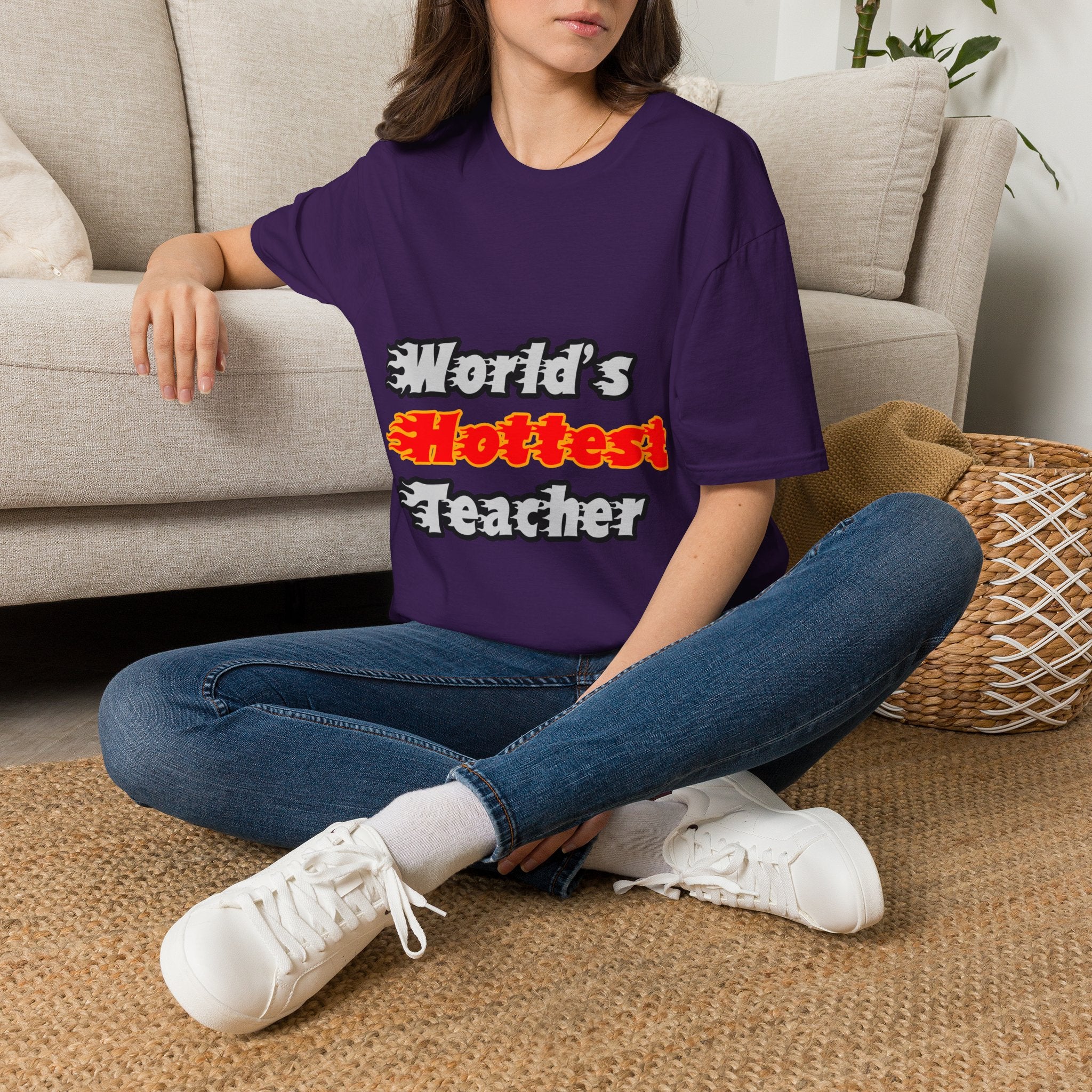 World's Hottest Teacher - Unisex Softstyle T-Shirt