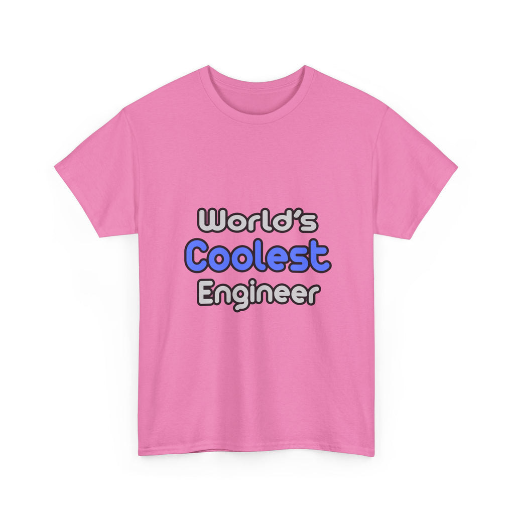 World's Coolest Engineer - Unisex Heavy Cotton Tee