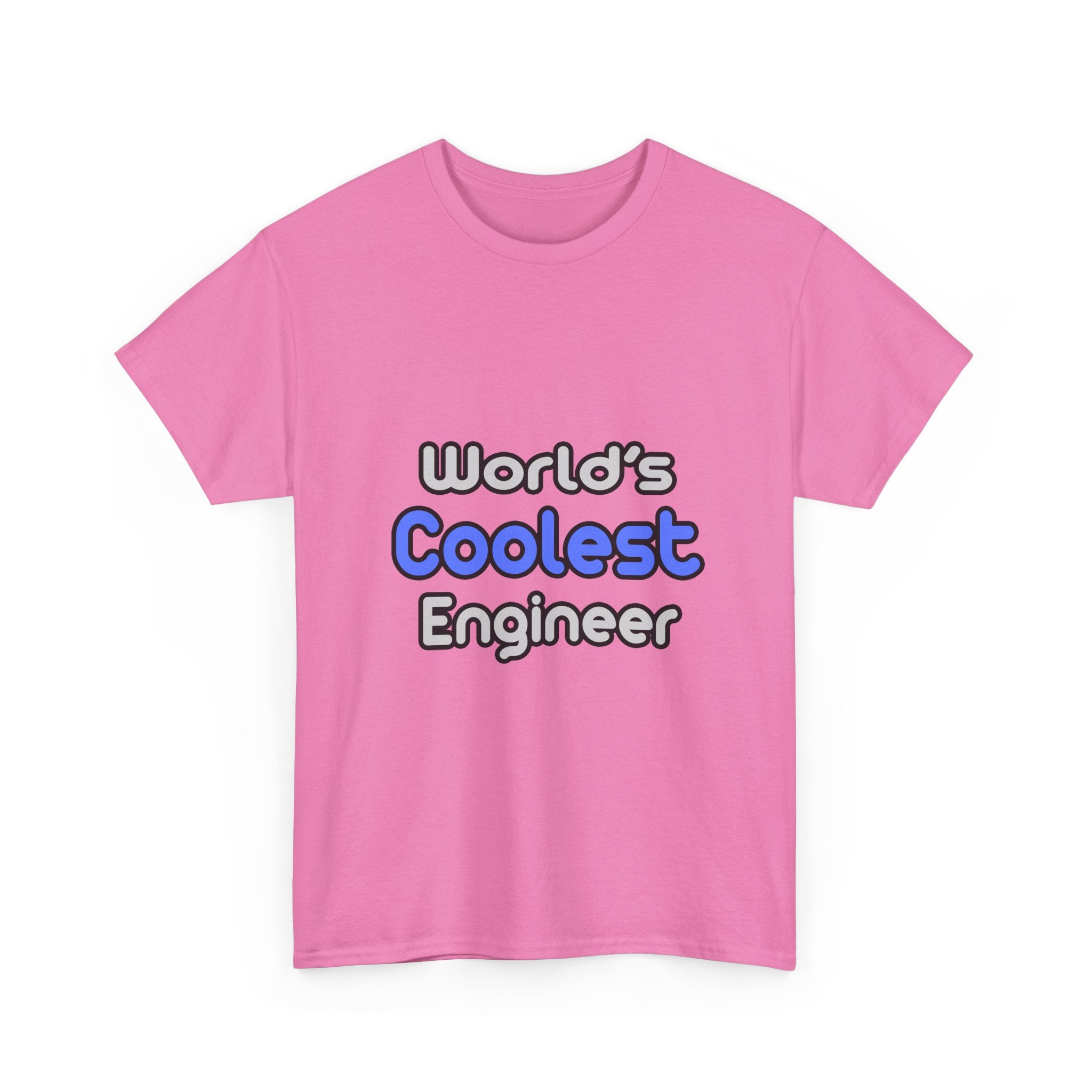 World's Coolest Engineer - Unisex Heavy Cotton Tee