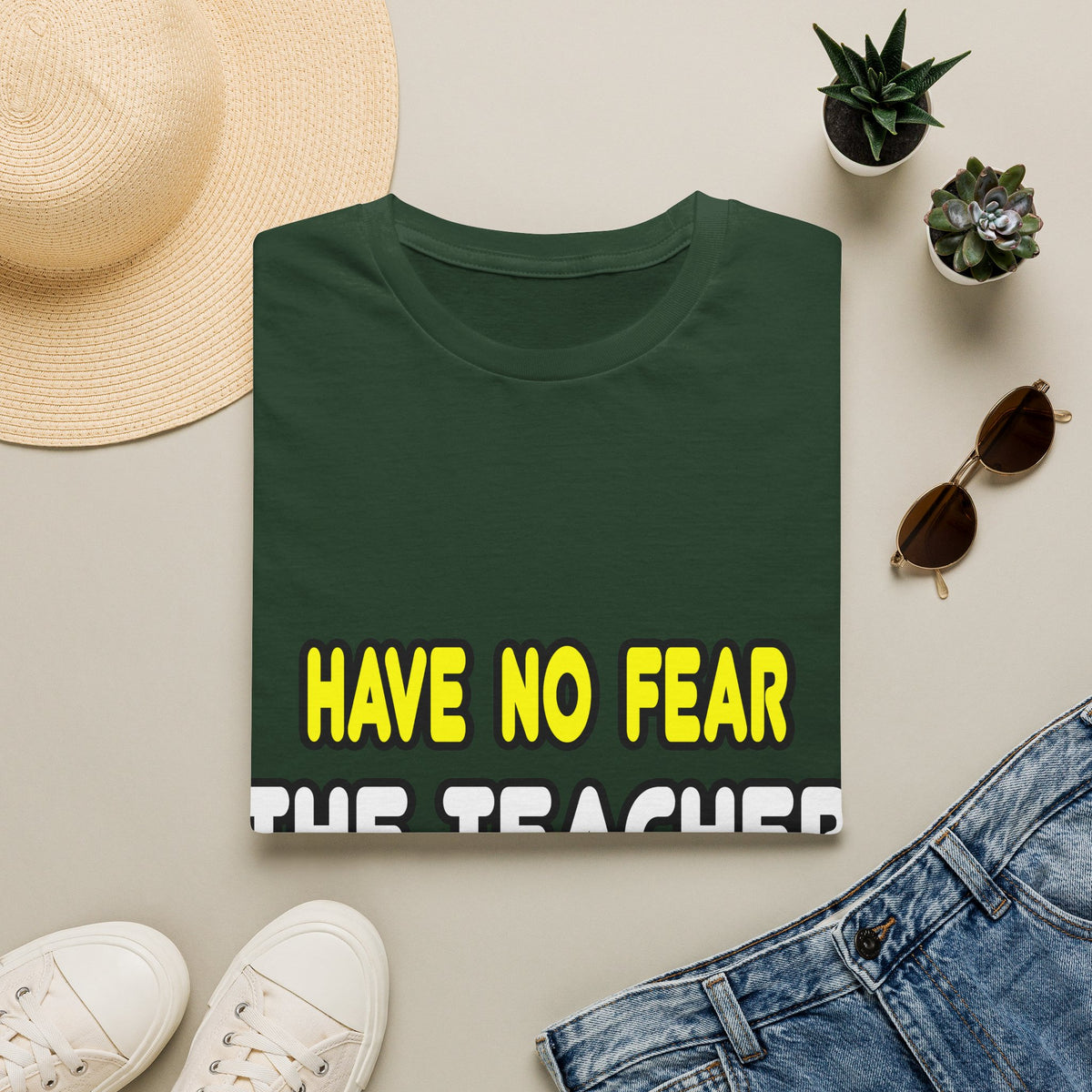 Have No Fear, The Teacher Is Here - Unisex Softstyle T-Shirt