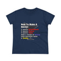How To Make a Doctor - Women's Midweight Cotton Tee