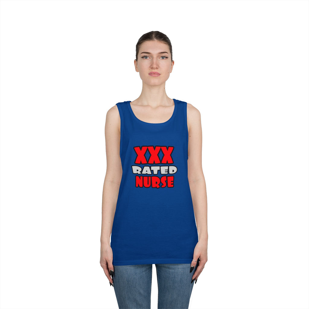 XXX Rated Nurse - Unisex Heavy Cotton Tank Top
