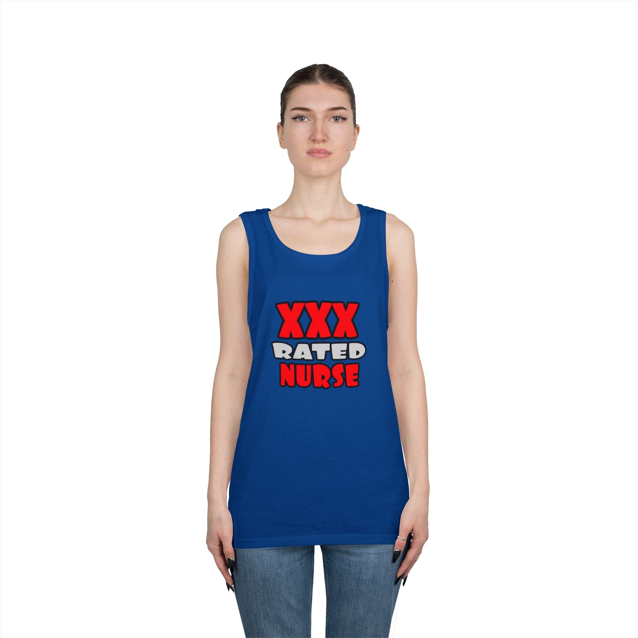 XXX Rated Nurse - Unisex Heavy Cotton Tank Top