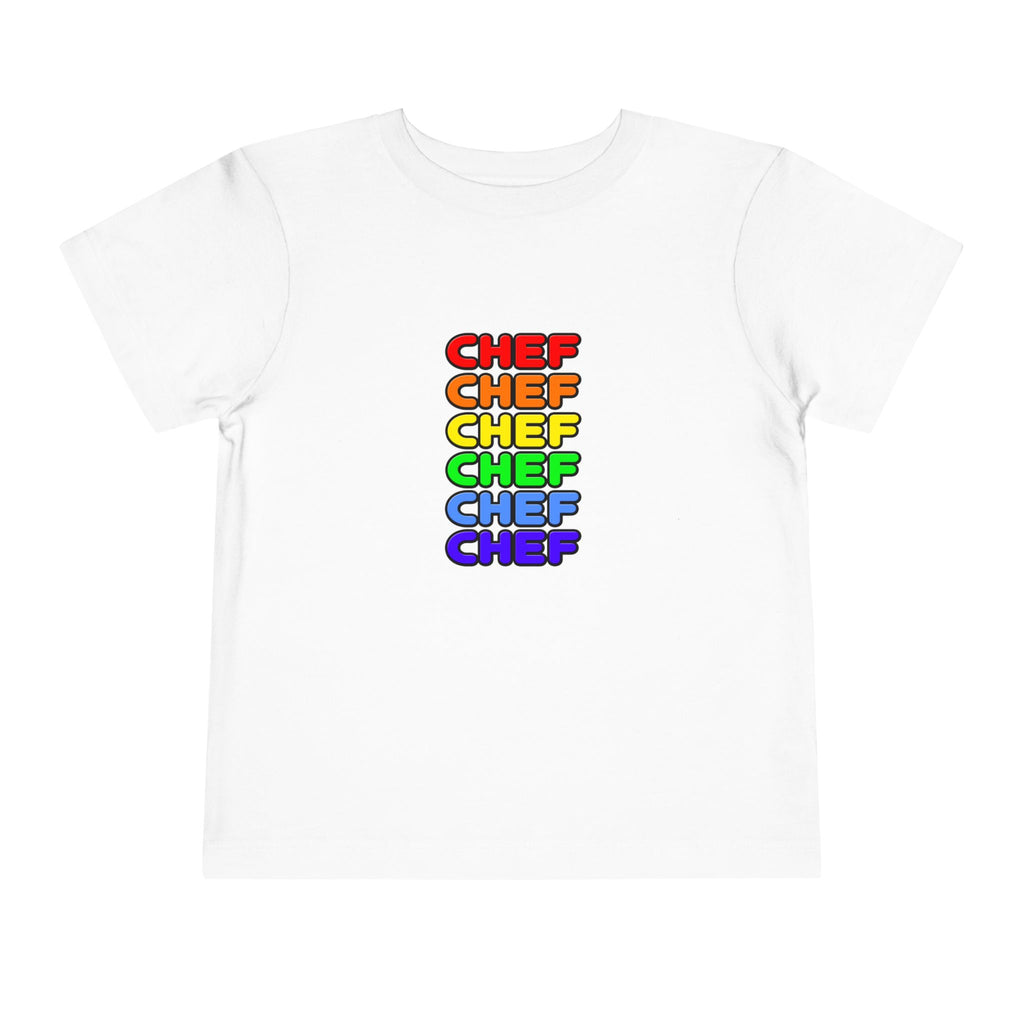 Rainbow Chef - Toddler Short Sleeve Tee