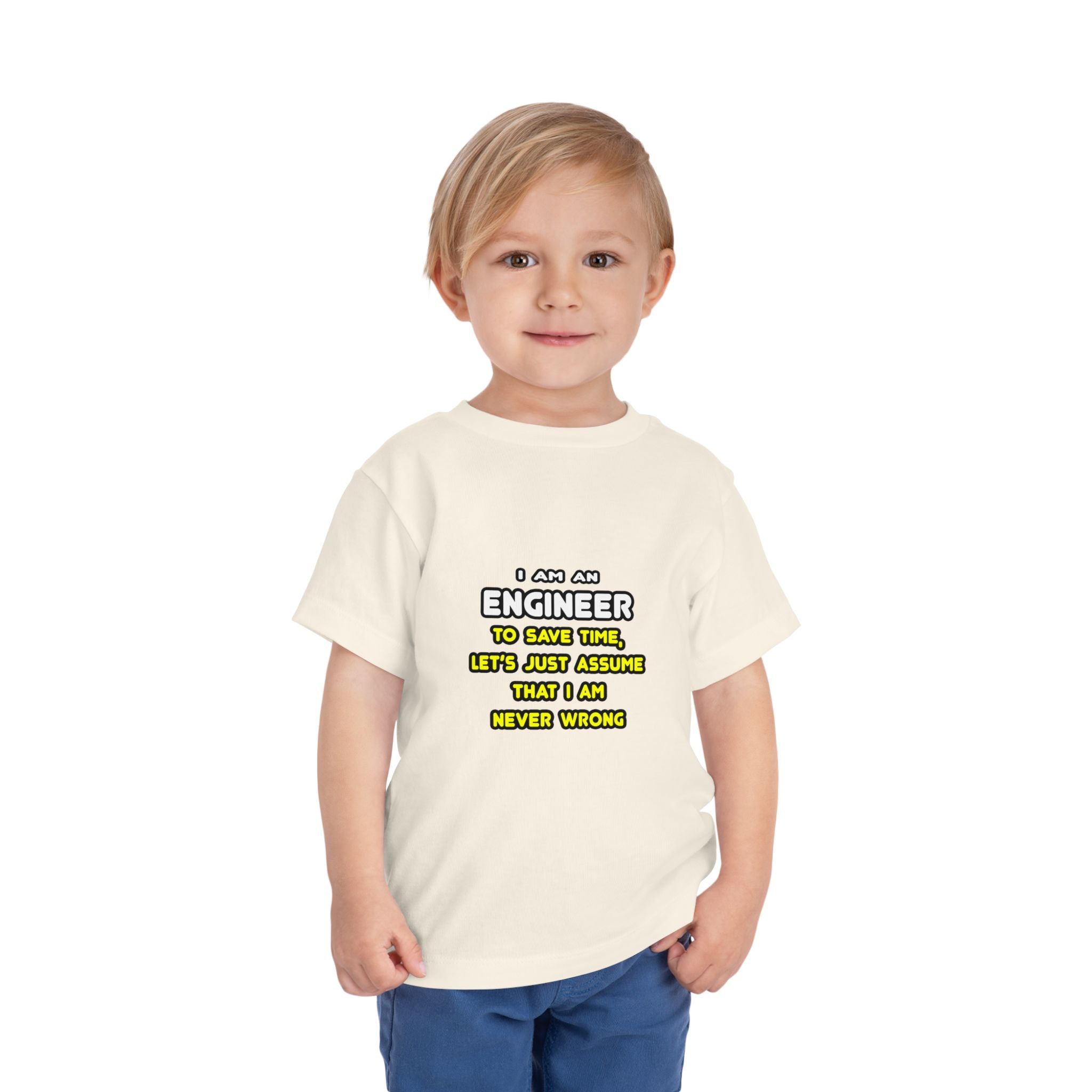 Funny Engineer T Shirts and Gifts - Toddler Short Sleeve Tee