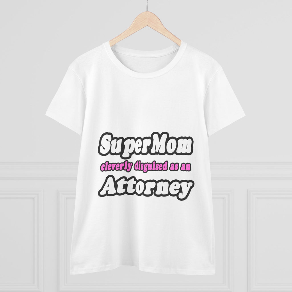 SuperMom Attorney - Women's Midweight Cotton Tee