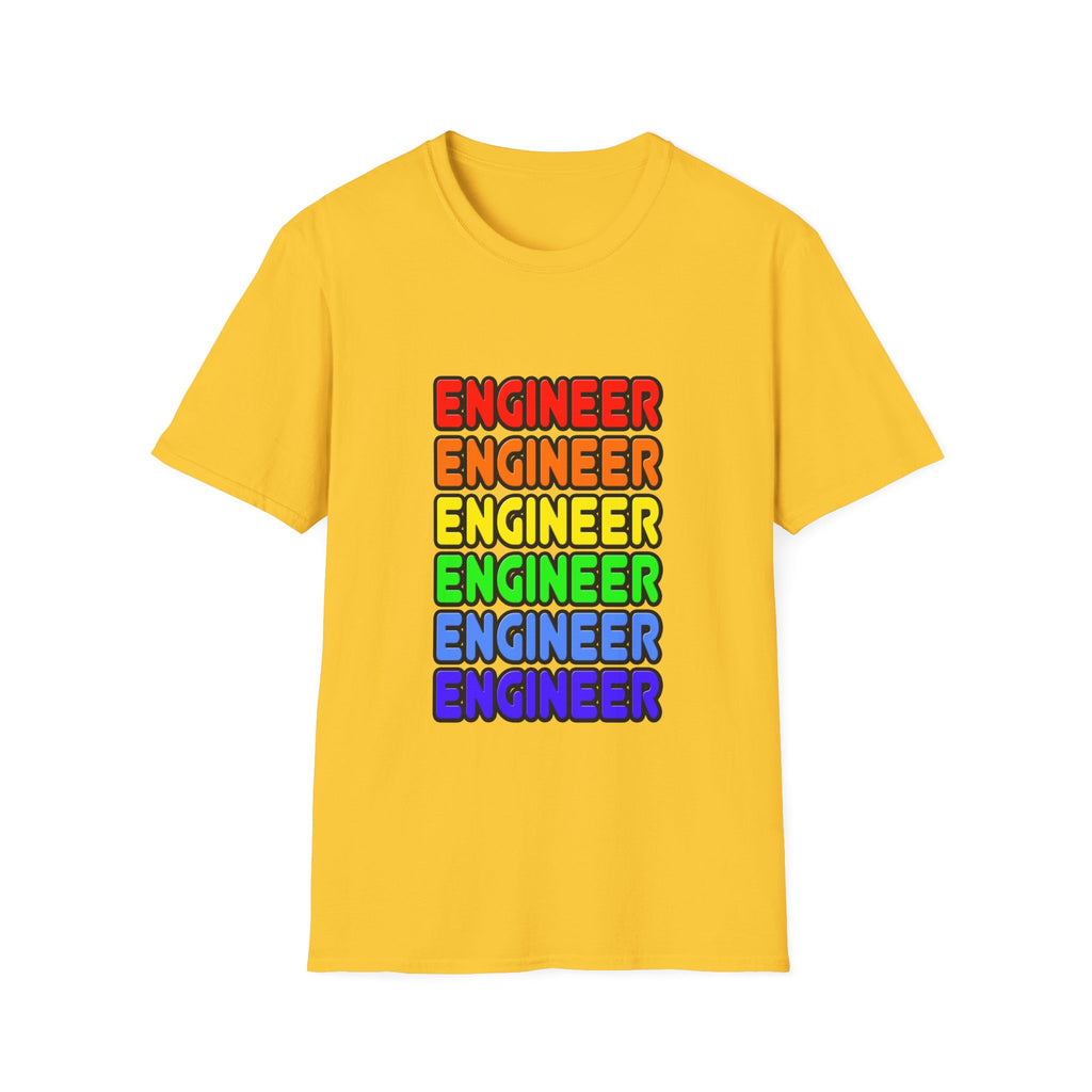 Rainbow Engineer - Unisex Softstyle T-Shirt