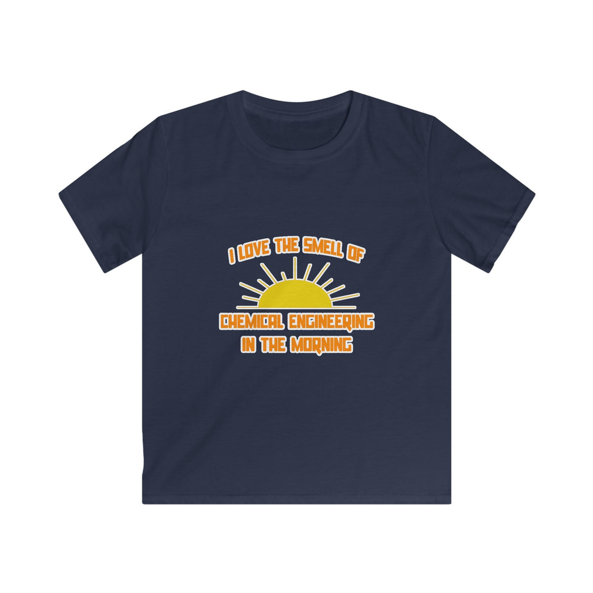 Smell of Chemical Engineering in the Morning - Kids Softstyle Tee