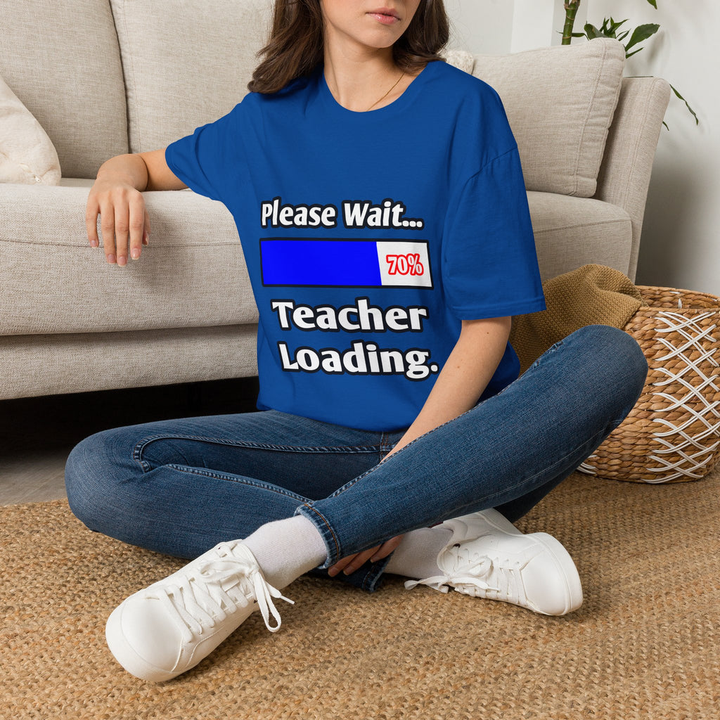 Please Wait...Teacher Loading - Unisex Softstyle T-Shirt