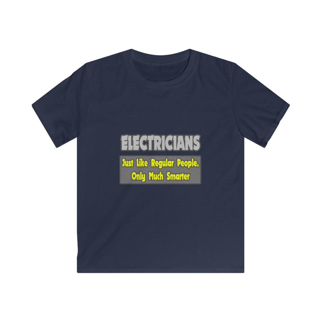 Electricians...Smarter - Kids Softstyle Tee