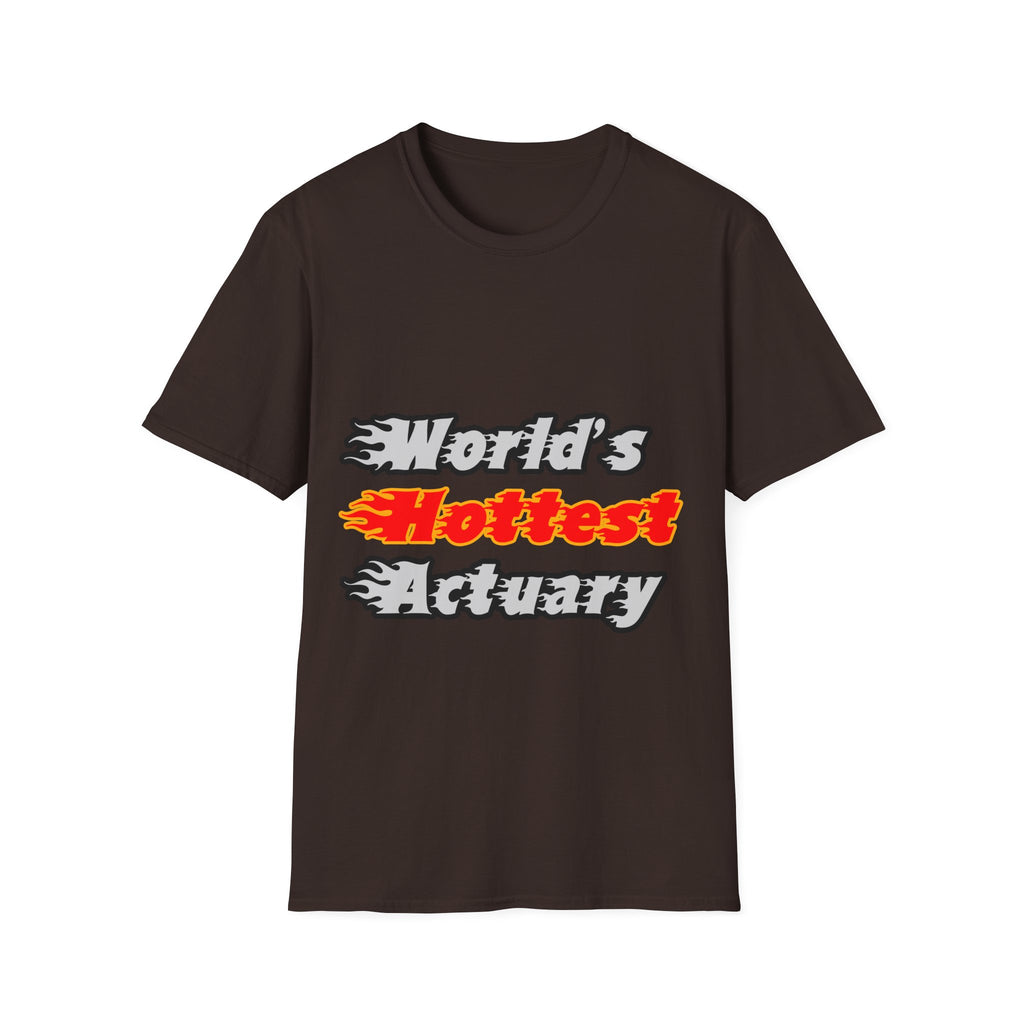 World's Hottest Actuary - Unisex Softstyle T-Shirt