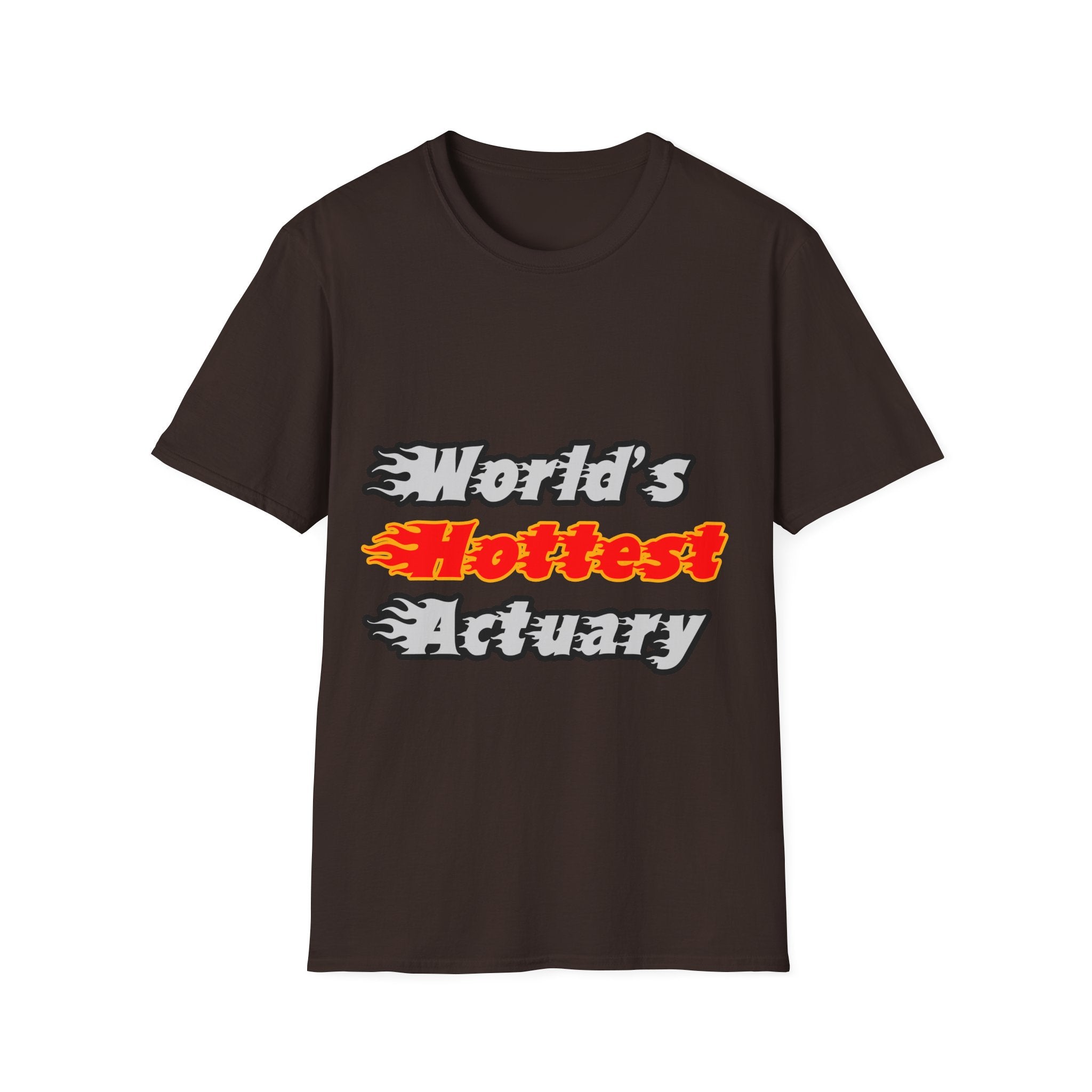 World's Hottest Actuary - Unisex Softstyle T-Shirt
