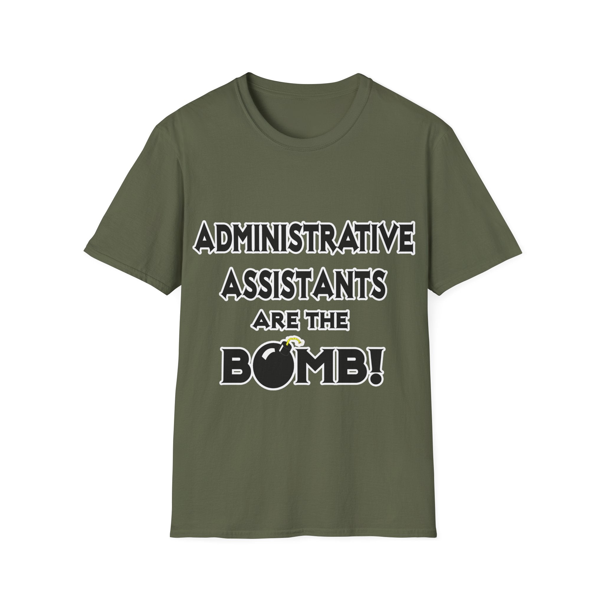 Administrative Assistants Are The Bomb! (2) - Unisex Softstyle T-Shirt