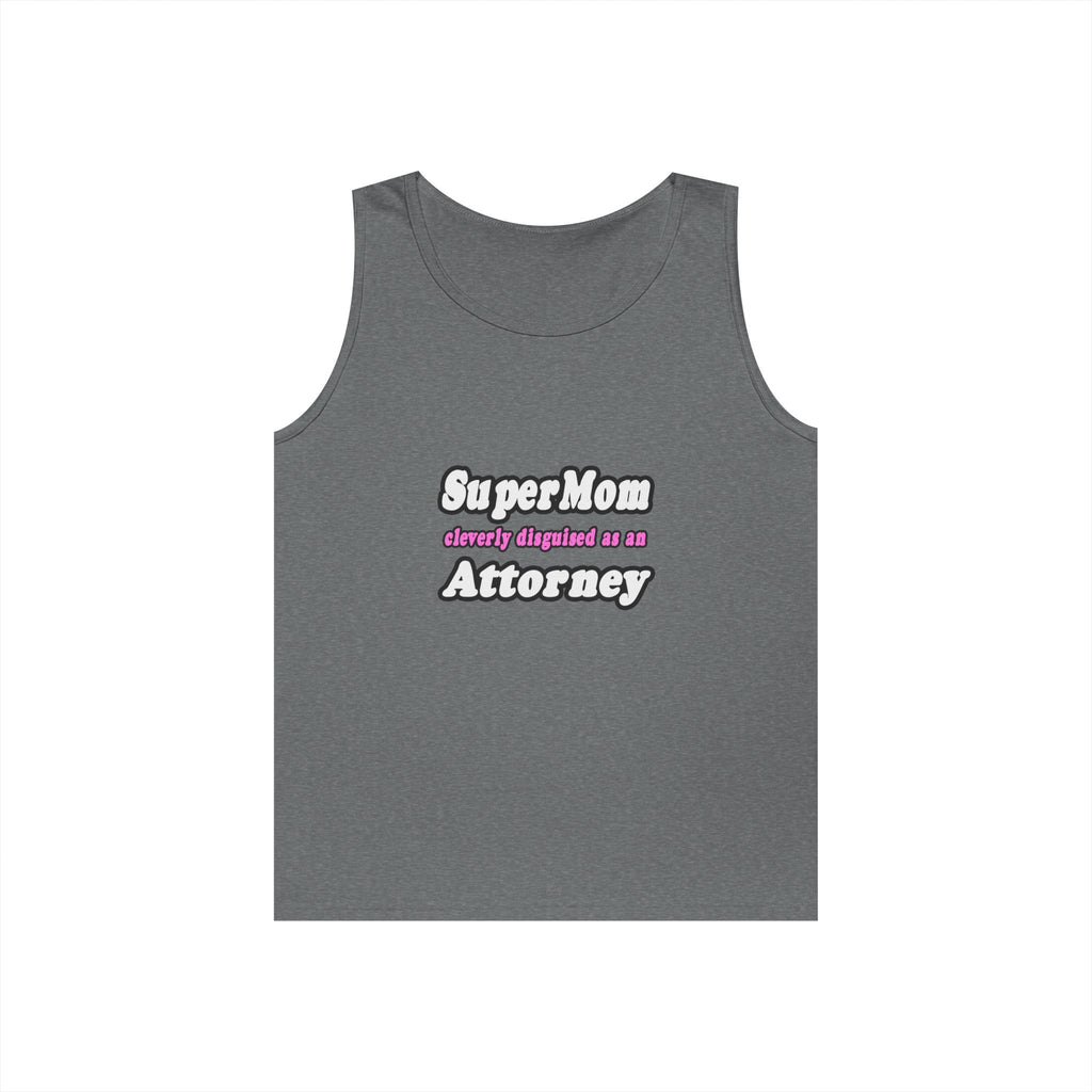 SuperMom Attorney - Unisex Heavy Cotton Tank Top