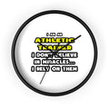 Miracles and Athletic Trainers ... Funny - Wall Clock