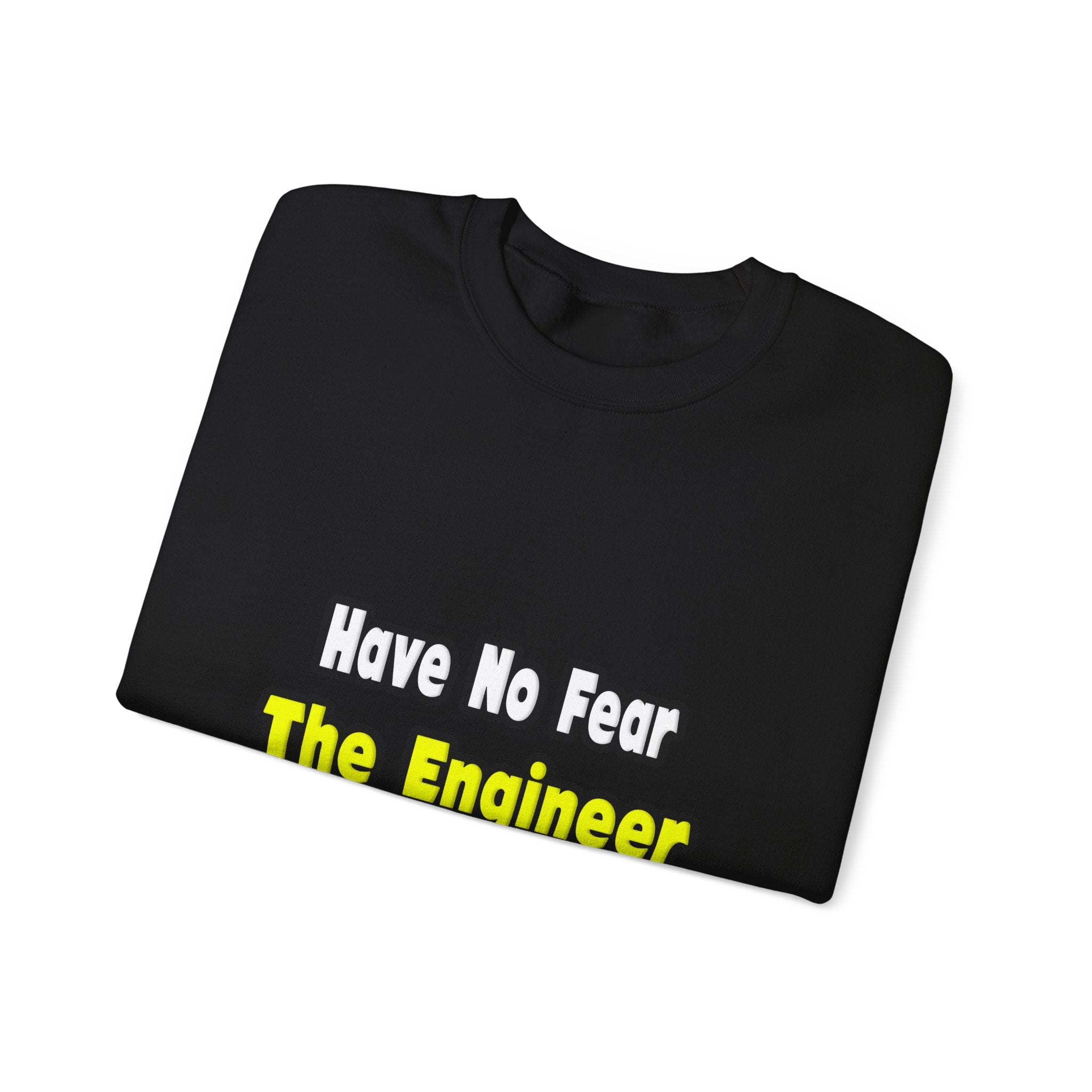 No Fear, The Engineer Is Here - Unisex Heavy Blend™ Crewneck Sweatshirt