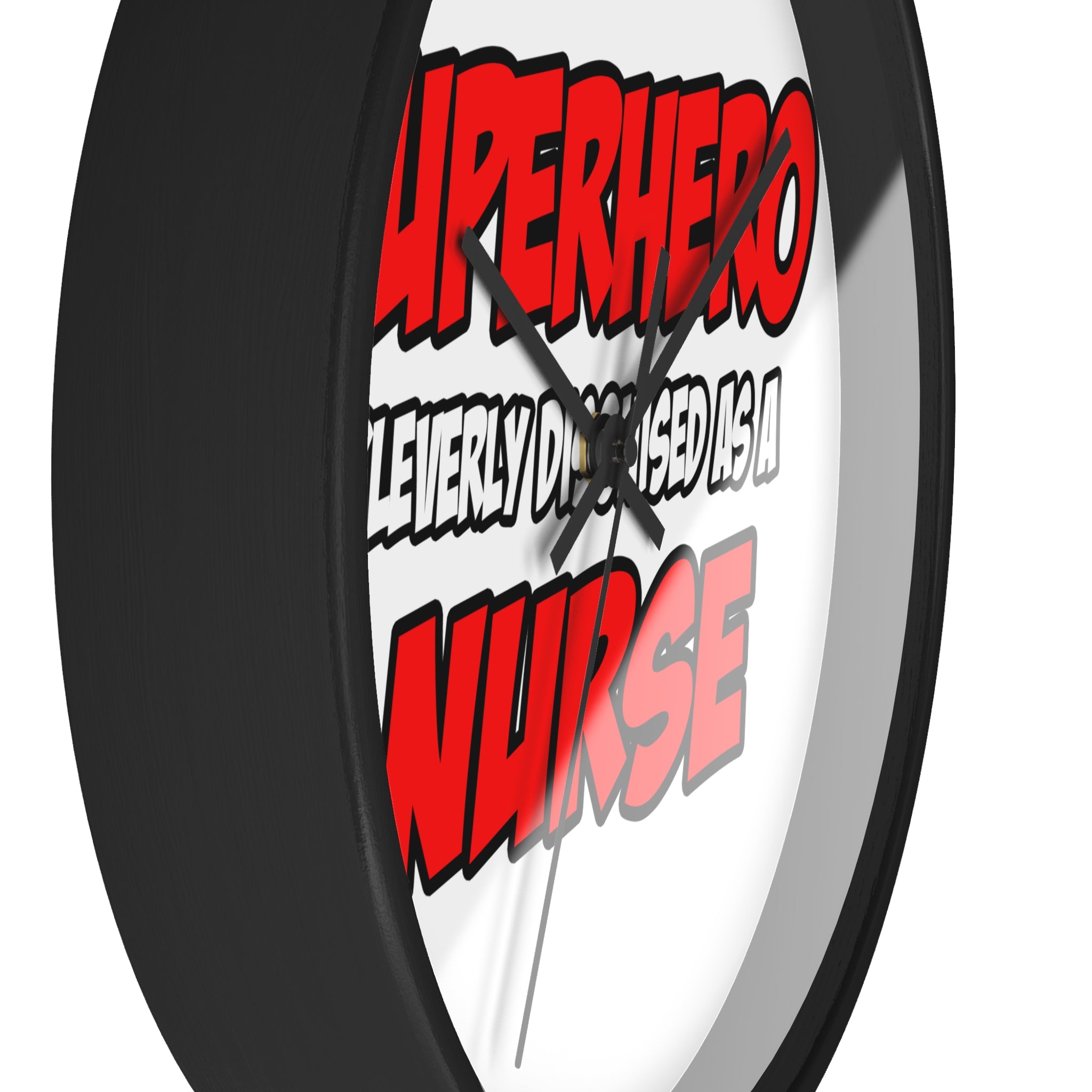 Superhero...Nurse - Wall Clock