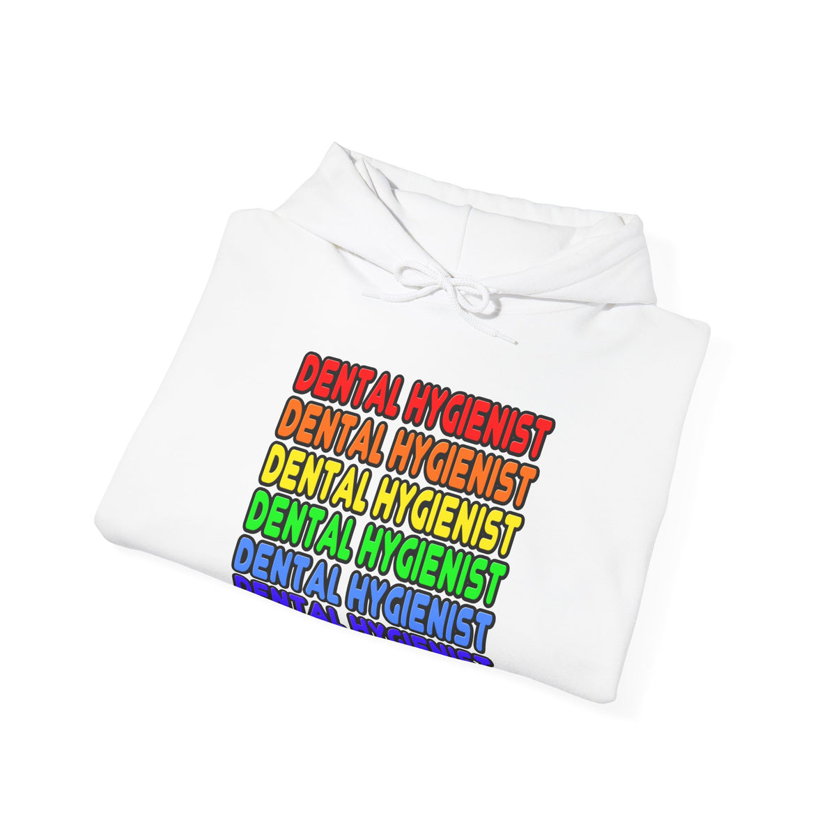 Rainbow Dental Hygienist - Unisex Heavy Blend™ Hooded Sweatshirt