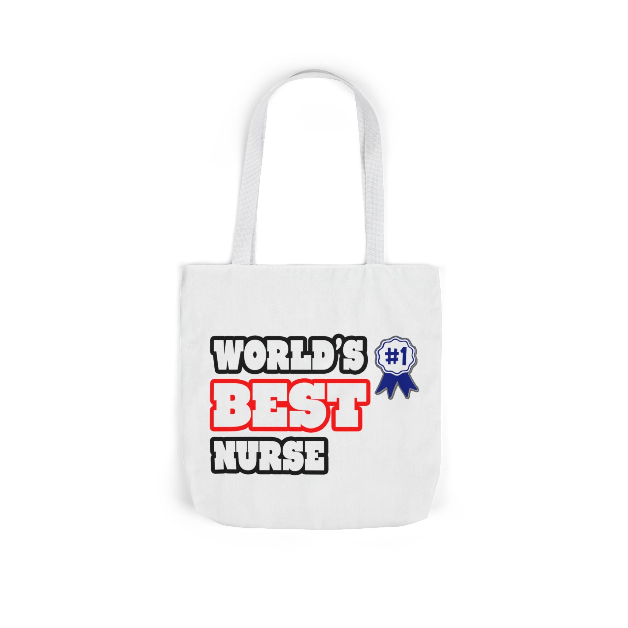 World's Best Nurse - Canvas Tote Bag, 5-Color Straps