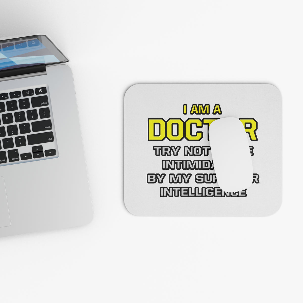 Doctor...Superior Intelligence - Mouse Pad (Rectangle)