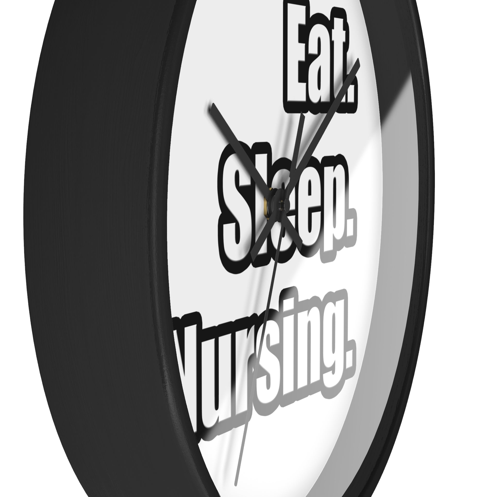 Eat. Sleep. Nursing. - Wall Clock