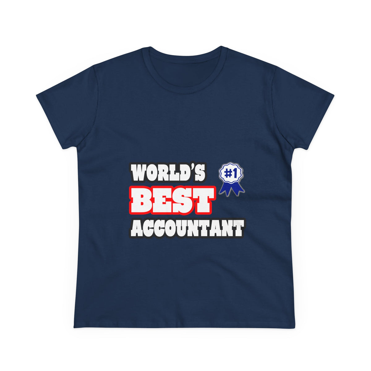 World's Best Accountant - Women's Midweight Cotton Tee