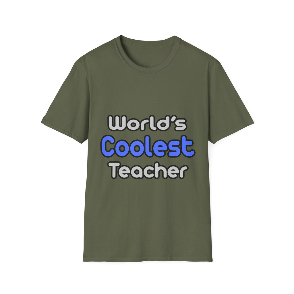 World's Coolest Teacher - Unisex Softstyle T-Shirt