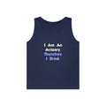 I Am An Actuary, Therefore I Drink - Unisex Heavy Cotton Tank Top
