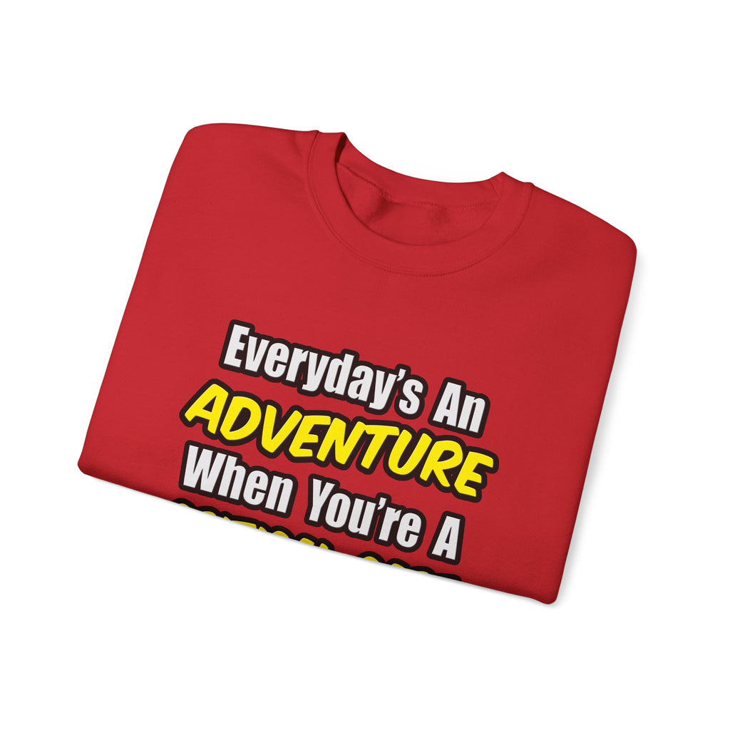 Everyday's An Adventure .. Critical Care Nurse - Unisex Heavy Blend™ Crewneck Sweatshirt
