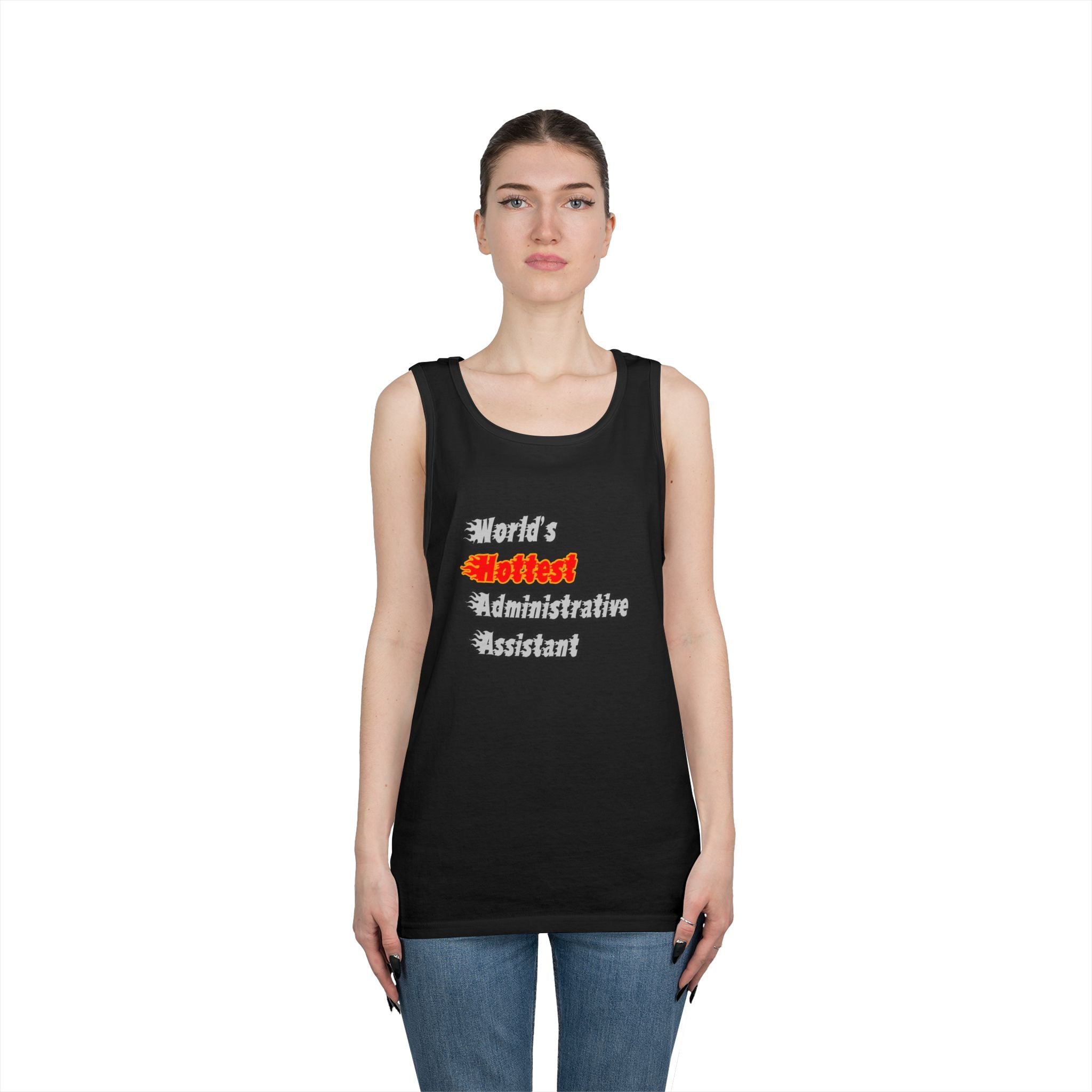 World's Hottest Administrative Assistant - Unisex Heavy Cotton Tank Top