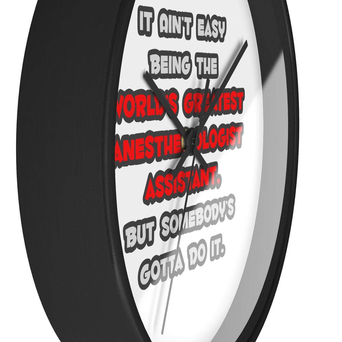 World's Greatest Anesthesiologist Asst Joke - Wall Clock