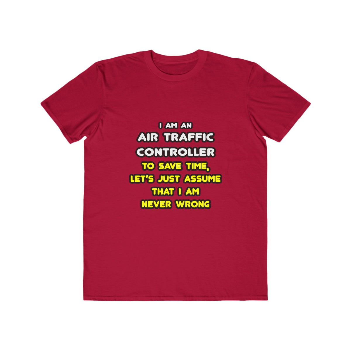 Funny Air Traffic Controller T Shirts - Men's Lightweight Fashion Tee