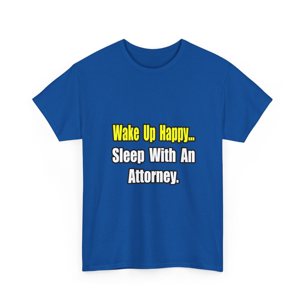 Sleep With Attorney - Unisex Heavy Cotton Tee