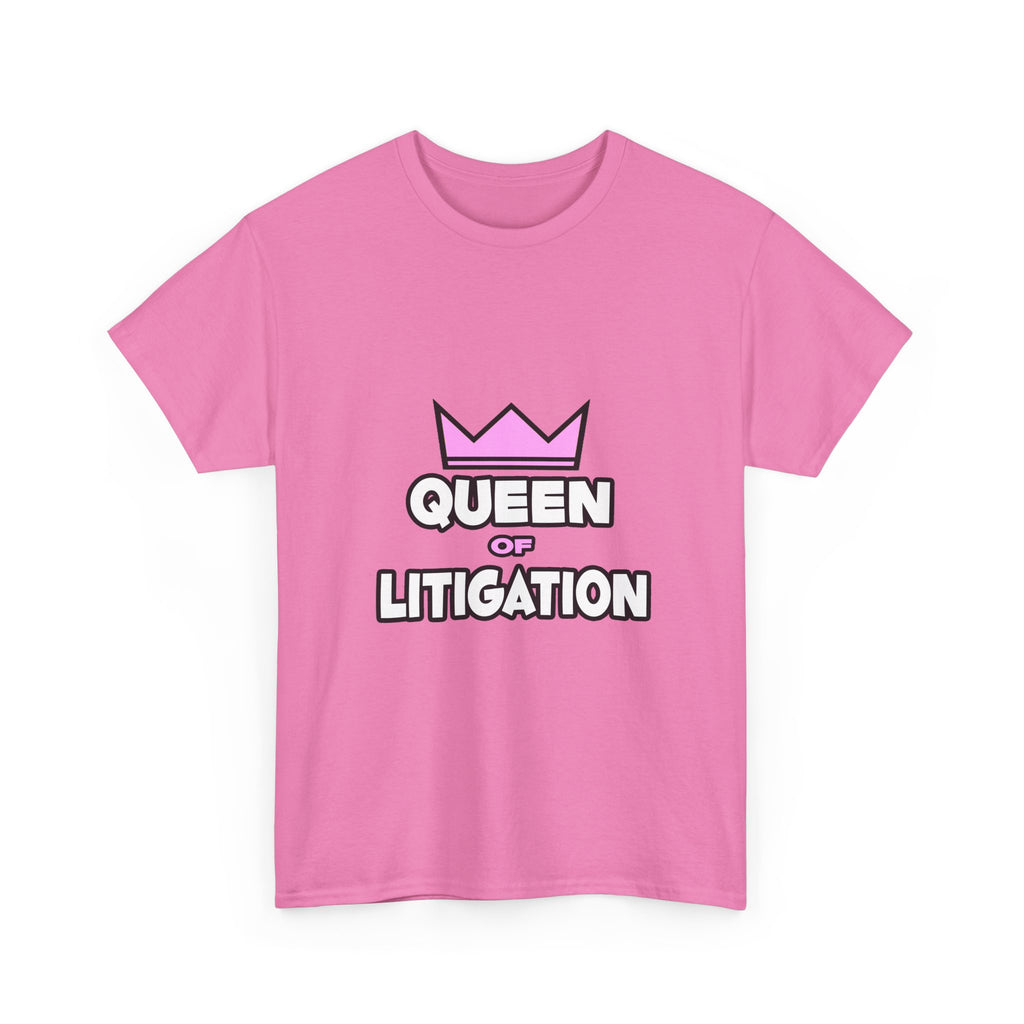 Queen of Litigation - Unisex Heavy Cotton Tee