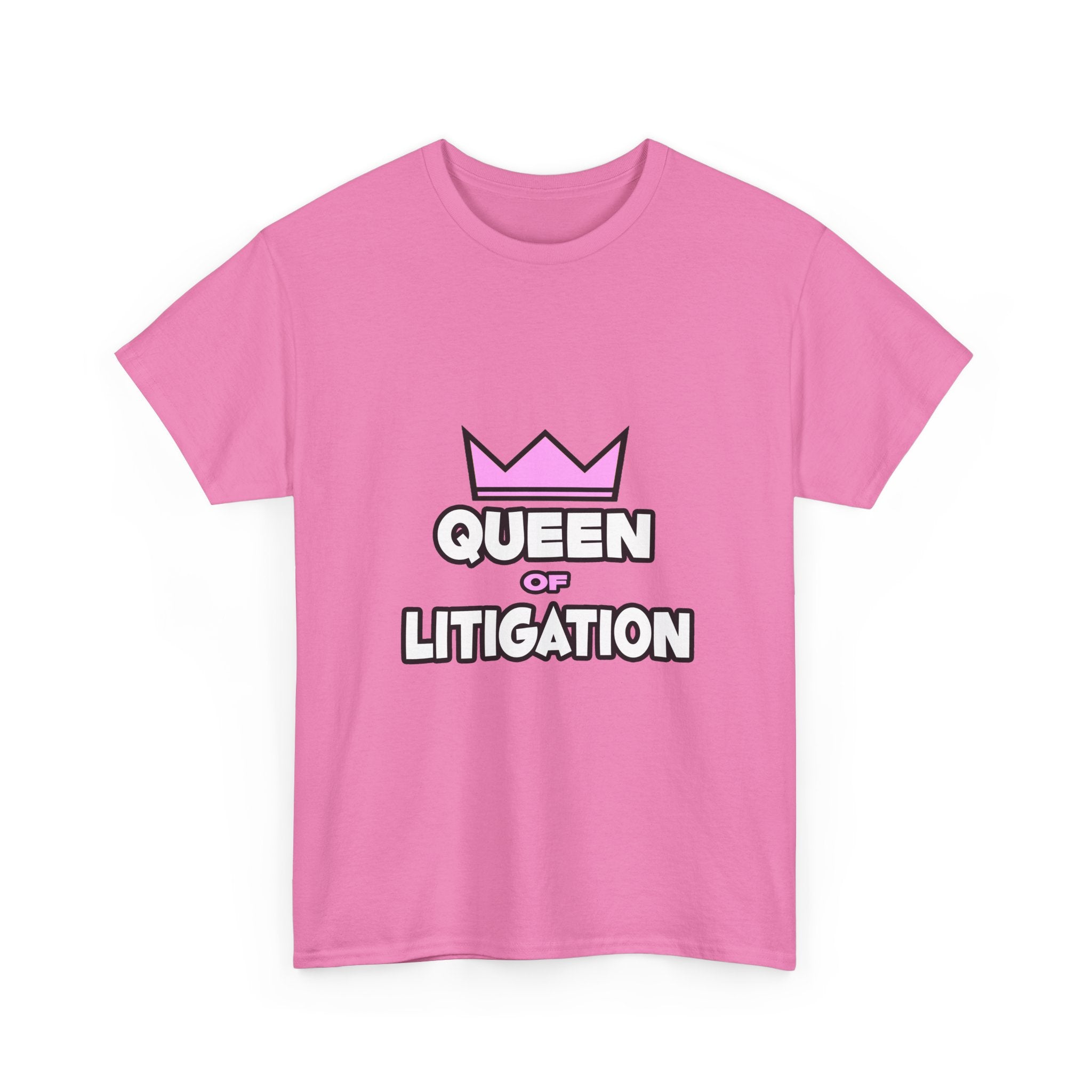Queen of Litigation - Unisex Heavy Cotton Tee
