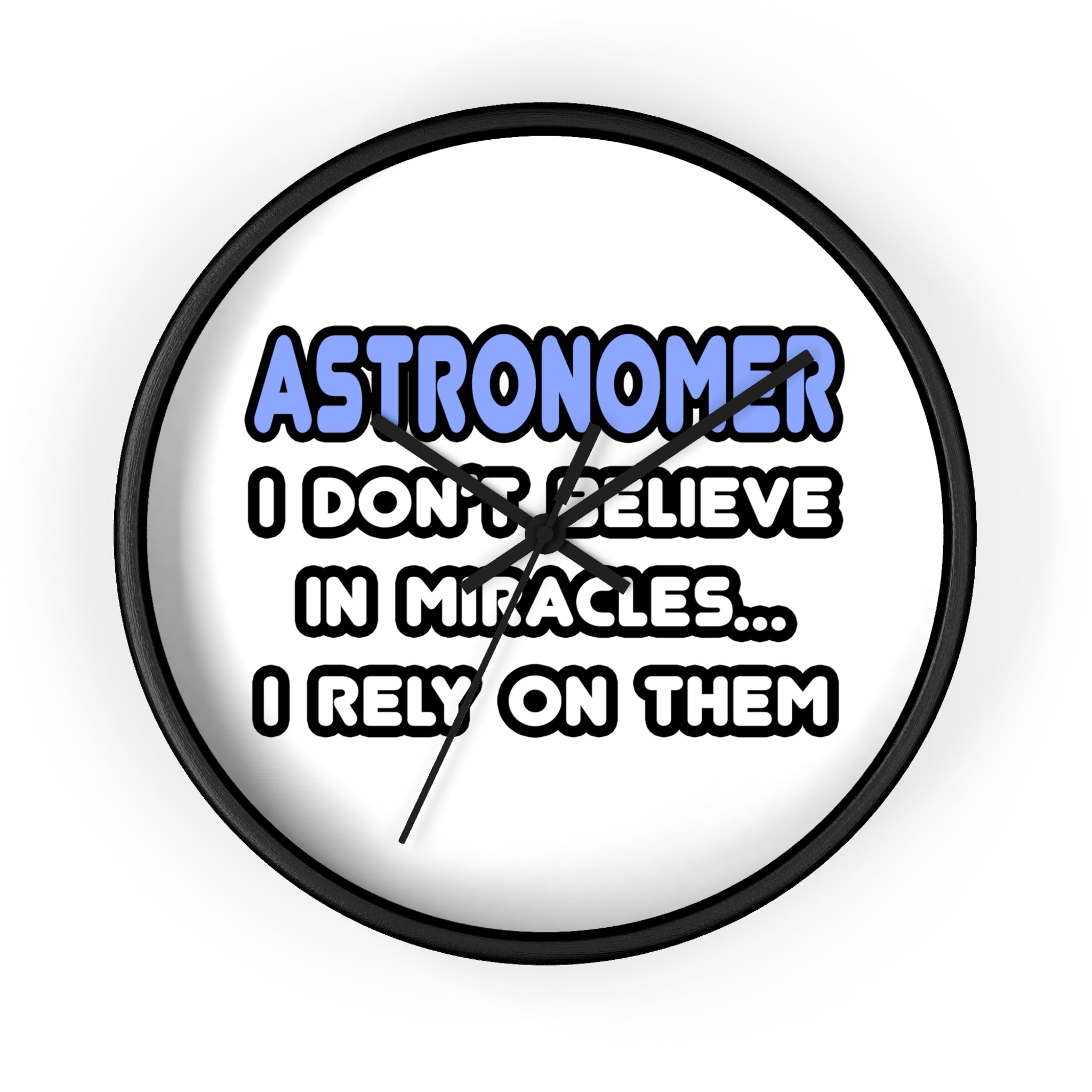 Miracles and Astronomers - Wall Clock