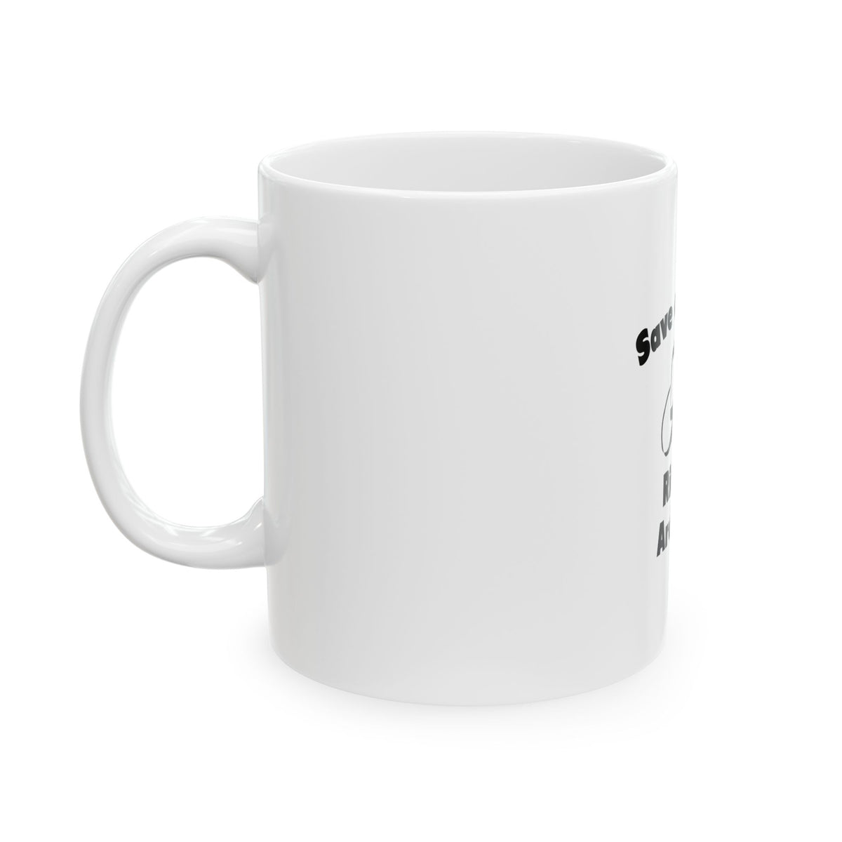 Save a Cowboy .. Ride an Archivist - Ceramic Mug, (11oz, 15oz)
