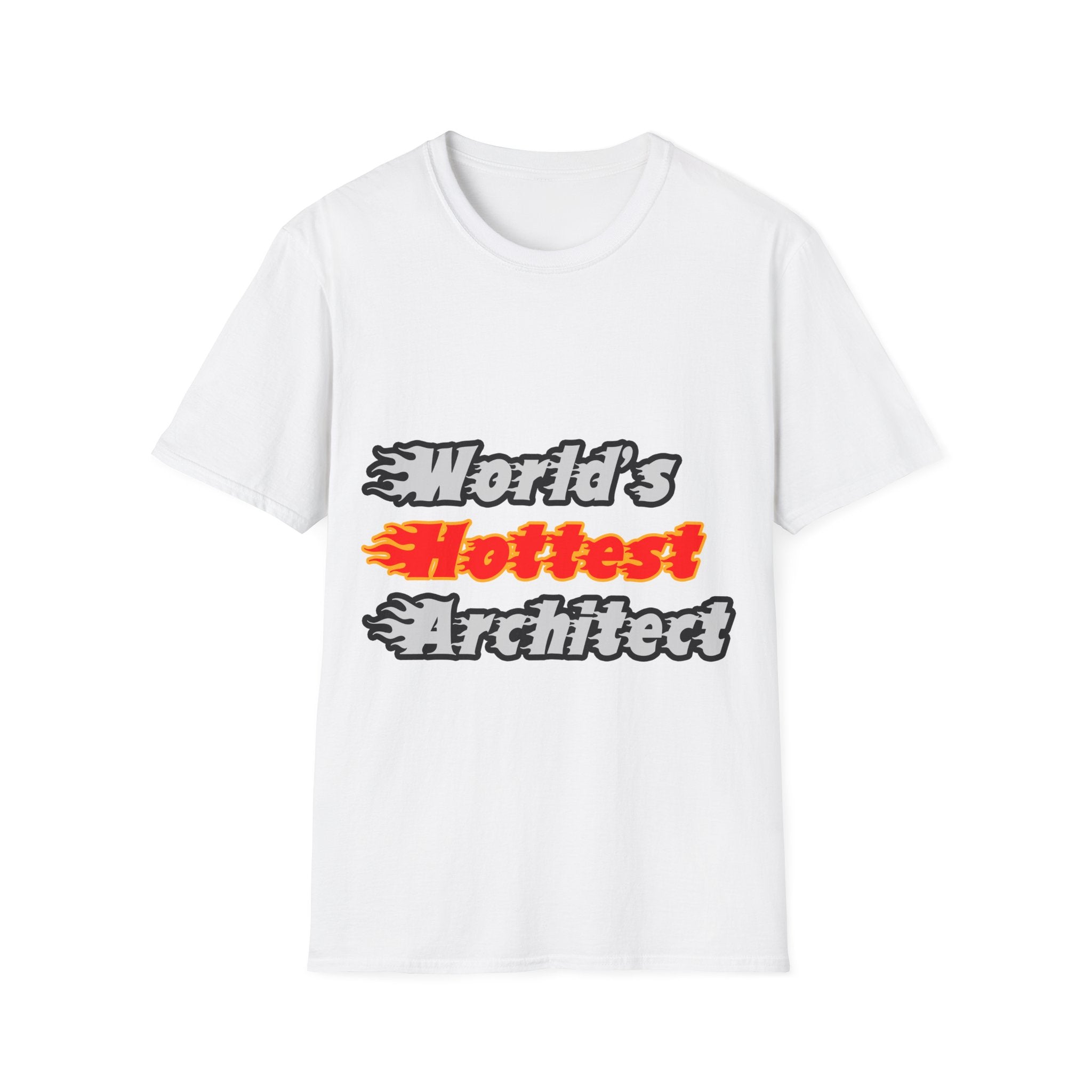 World's Hottest Architect - Unisex Softstyle T-Shirt